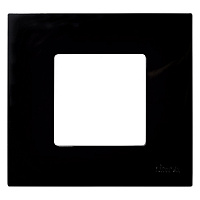 2700617-071 Декоративная рамка 1 пост Simon SIMON 27 PLAY, черный, 2700617-071