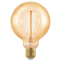 11693 11693 Лампа светодиодная филаментная диммируемая G95, 4W (E27), L140, 1700K, 320lm, золотая