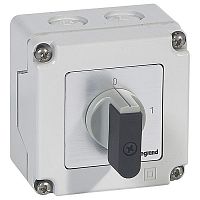 027710 Переключатель - положение вкл/откл - PR 12 - 1П - 1 контакт - в коробке 76x76 мм