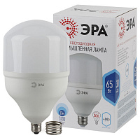 Б0027923 Лампа светодиодная ЭРА STD LED POWER T160-65W-4000-E27/E40 Е27 / Е40 65 Вт колокол нейтральный белый свет