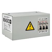 Ящик с понижающим трансформатором ЯТП 0,25кВА 220/12В (3 автомата) EKF Basic