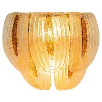 3016-2W Flavus настенный светильник D190*W350*H350, 2*E14*40W, excluded; каркас цвета матовое золото, декоративные лепестки из стекла двух цветов, выполненного по муранской технологии, 3016-2W
