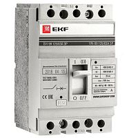 sl99-125-100 Выключатель-разъединитель EKF PROxima 100А, 3P, 100А, sl99-125-100