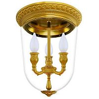 CHANDELIER II VENEZIA Светильник с плафоном, CHANDELIER II VENEZIA, Bright Gold, FD1092COB