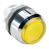 1SFA611103R2103 Кнопка MP4-21Y желтая выступающая (только корпус) с подсветкой с фиксацией