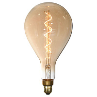 GF-L-2101 EDISSON Лампочки, цвет основания - бронзовый, плафон - стекло (цвет - янтарный), 1x4W E27
