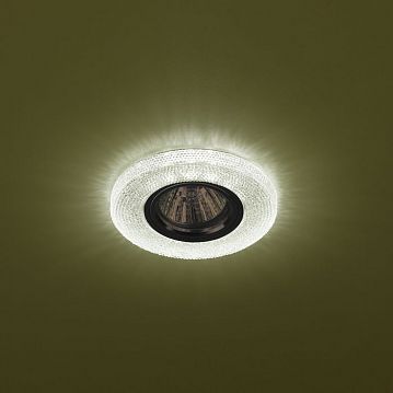 Б0018777 DK LD1 GR Светильник ЭРА декор cо светодиодной подсветкой, зеленый (50/1750)  - фотография 2