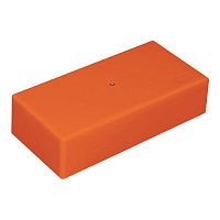 46303HF MB145 Коробка огн. E110, о/п 145х75х40мм, с гладкими стенками, без галогена, IP41, 4P, (1,5-10 мм2), цвет оранж. Экопласт