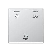 ACUKO5MAL Клавиша для гостиничных кнопочных модулей Jung А-СЕРИЯ с подсветкой, скрытый монтаж, алюминий, ACUKO5MAL
