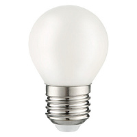 105202109 Лампа Gauss Filament Шар 9W 590lm 3000К Е27 milky LED 1/10/50