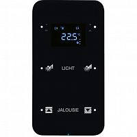 75642165 Touch sensor, 2-канальный, стекло, with thermostat, черный, с конфигуратором, R.1