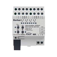 75314018 KNX Исполнительное устройство управления жалюзи, 4-канальное, 230 В АС / 2-канальное 12-48 В DC цвет: светло-серый instabus