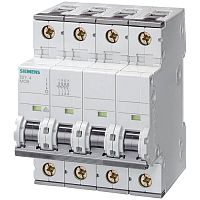 5SY7610-6 Автоматический выключатель Siemens SENTRON 3P+N 10А (B) 15кА, 5SY7610-6