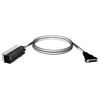 BMXFCA150 Кабель для подкл. ан. сигналов 1хFTB, 1хSUB-D, 1.5м