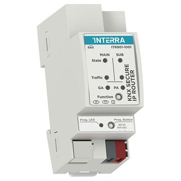 ITR901-1001 Роутер KNX - IP Router Secure, функции шифрования, питание от шины  KNX, LED индикация, на DIN-рейку, 2TE  - фотография 3