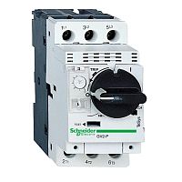 GV2P02 Силовой автомат для защиты двигателя Schneider Electric TeSys GV2 0.25А 3P, термомагнитный расцепитель, GV2P02