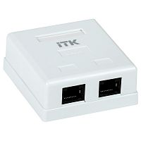 CS2-1C6U-22 ITK Настенная инф.розетка RJ-45, кат.6, 2-порта