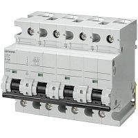 5SP4480-8 Автоматический выключатель Siemens SENTRON 4P 80А (D) 10кА, 5SP4480-8