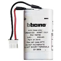 L4784/1 Запасная батарея BTicino IP20, белый, L4784/1