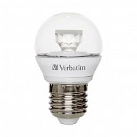 Verbatim LED Mini Globe E27 5.0W 2700K WW 330LM Clear
