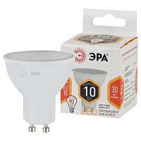 Б0032997 Лампочка светодиодная ЭРА STD LED MR16-10W-827-GU10 GU10 10Вт софит теплый белый свет