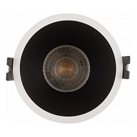 DK3026-WB DK3026-WB Встраиваемый светильник, IP 20, 10 Вт, GU5.3, LED, белый/черный, пластик