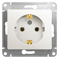 GSL000643 Розетка Systeme Electric GLOSSA, скрытый монтаж, с заземлением, перламутр, GSL000643 GSL000643 Розетка Systeme Electric GLOSSA, скрытый монтаж, с заземлением, перламутр, GSL000643