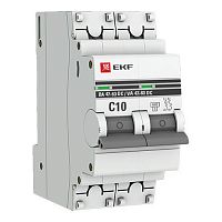 Автоматический выключатель 2P 10А (C) 6кА ВА 47-63 DC EKF PROxima
