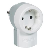 050625 Многорозеточный блок Legrand 3-местный, с заземлением, белый, 050625