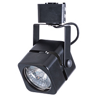 A1315PL-1BK MISAM, Трековый светильник, цвет арматуры - черный, цвет плафона/декора - ЧЕРНЫЙ, 1х50W GU10