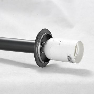 LSP-0613 Cleburne Торшеры, цвет основания - черный, плафон - стекло (цвет - белый), 1x6W E27, LSP-0613  - фотография 2