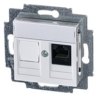 2CHH295117A6003 Розетка компьютерная RJ45 ABB LEVIT, скрытый монтаж, белый, 2CHH295117A6003 2CHH295117A6003 Розетка компьютерная RJ45 ABB LEVIT, скрытый монтаж, белый, 2CHH295117A6003