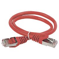 PC04-C5EFL-05M ITK Коммутационный шнур кат. 5Е FTP LSZH 0,5м красный