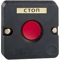 150736 Пост кнопочный ПКЕ 122-1-У2-IP54-КЭАЗ (красная кнопка)