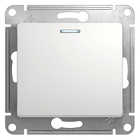 GSL000113 Выключатель 1-клавишный Systeme Electric GLOSSA с подсветкой, скрытый монтаж, белый, GSL000113 GSL000113 Выключатель 1-клавишный Systeme Electric GLOSSA с подсветкой, скрытый монтаж, белый, GSL000113