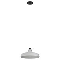 43825 Подвесной потолочный светильник (люстра) MATLOCK, 1Х40W, E27, H1100, Ø380, сталь, серый, черны