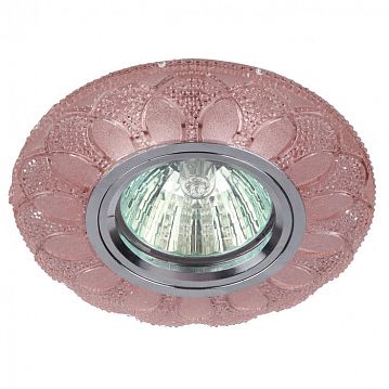 Б0028089 DK LD5 PK/WH Светильник ЭРА декор cо светодиодной подсветкой MR16, розовый (50/1400)  - фотография 3