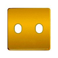 FD04321OB-A Накладка на тумблер FEDE, скрытый монтаж, bright gold/бежевый, FD04321OB-A