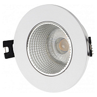 DK3061-WH+CH DK3061-WH+CH Встраиваемый светильник, IP 20, 10 Вт, GU5.3, LED, белый/хром, пластик