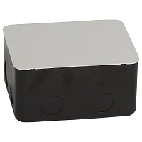 054001 Монтажная коробка для выдвижного розеточного блока - 4 модуля - металл