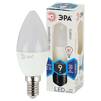 Б0027970 Лампочка светодиодная ЭРА STD LED B35-9W-840-E14 E14 / Е14 9Вт свеча нейтральный белый свeт