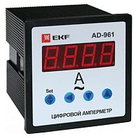 ad-961 Амперметр щитовой EKF PROxima 9999А AC, цифровой, кл.т. 1, ad-961
