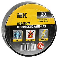 UIZ-20-10-K02 MIXTAPE 5 Изолента 0,18х19мм черная 20м IEK UIZ-20-10-K02 MIXTAPE 5 Изолента 0,18х19мм черная 20м IEK