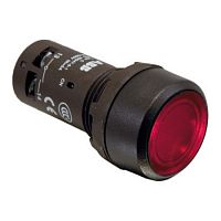 1SFA619101R1311 Кнопка с подсветкой CP2-13R-10 красная 220В AC/DC с плоской клавишей с фиксацией 1НО
