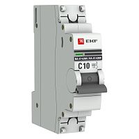 Автоматический выключатель 1P 10А (C) 6кА ВА 47-63M без теплового расцепителя EKF PROxima