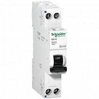 A9D63616 Дифавтомат Schneider Electric Acti9 1P+N 16А (C) 6 кА, 30 мА (AC), A9D63616