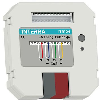 ITR104-0000 Модуль бинарных входов KNX (кнопочный интерфейс), 4 канала для беспотенциальных контактов, в установочную коробку  - фотография 3