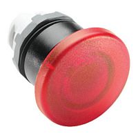 1SFA611124R1101 Кнопка MPM1-11R ГРИБОК красная (только корпус) без фиксации с подсветкой 40мм