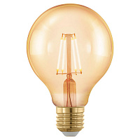 11692 11692 Лампа светодиодная филаментная диммируемая G80, 4W (E27), L122, 1700K, 320lm, золотая