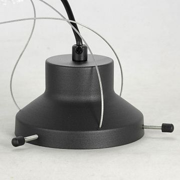 LSP-8500 Macon Подвесные светильники, цвет основания - черный, плафон - стекло (цвет - янтарный), 1x35W GU10  - фотография 6